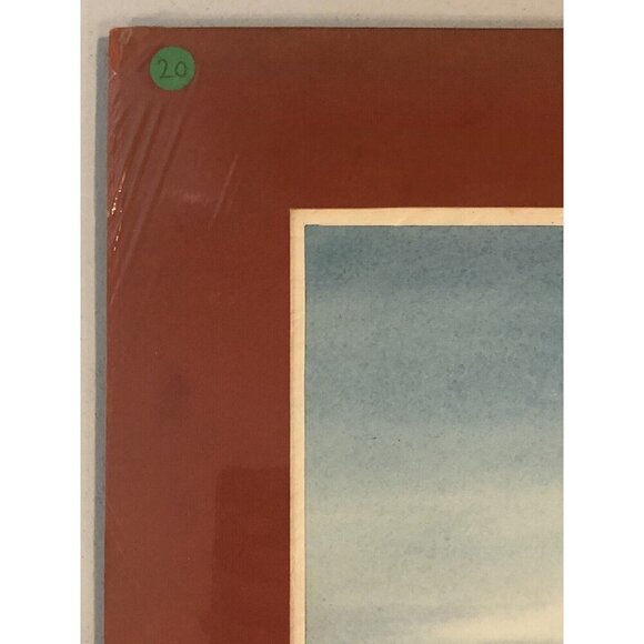 25x20 Original Matted Watercolor PAINTING Ranch Near Fort Worth by JOYCE GILBERT - Picture 3 of 6